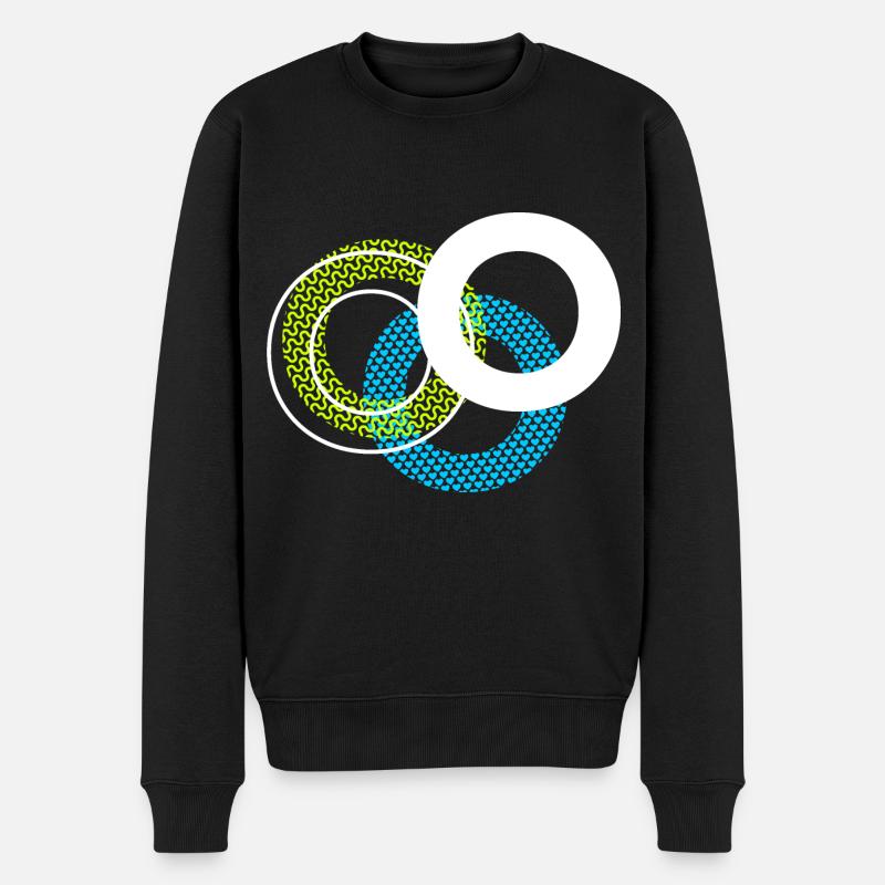 O Lettre - Pull Premium bio Homme - noir