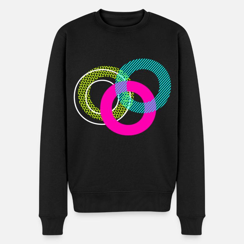 Lettre O - Pull Premium bio Homme - noir