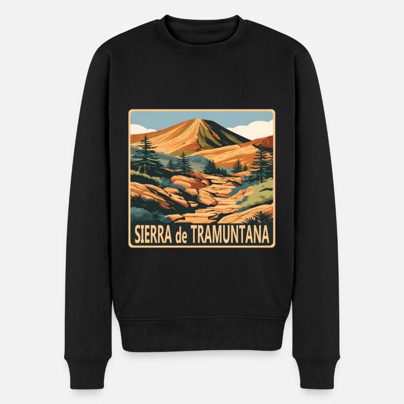 Sierra de Tramuntana - Pull Premium bio Homme - noir