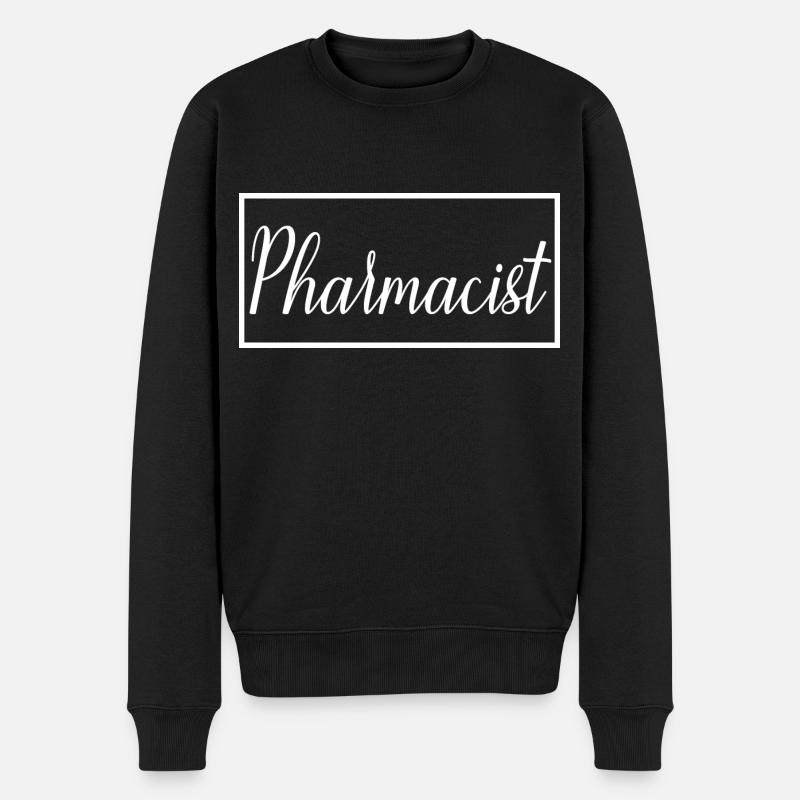 Apotheker Stolzer Absolvent des Apothekerstudiums - Männer Premium Bio Pullover - Schwarz