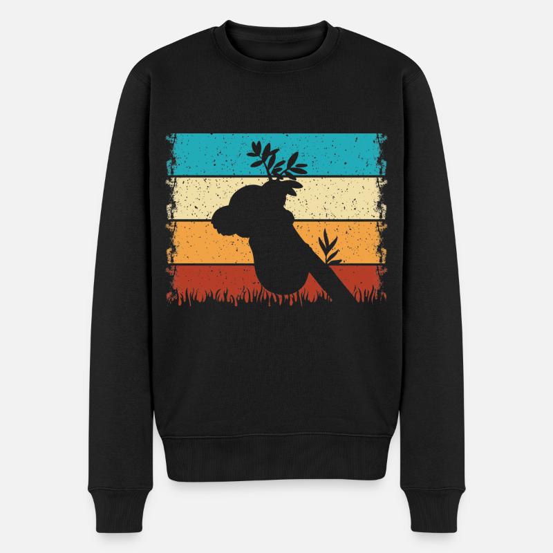 Koala - Pull Premium bio Homme - noir