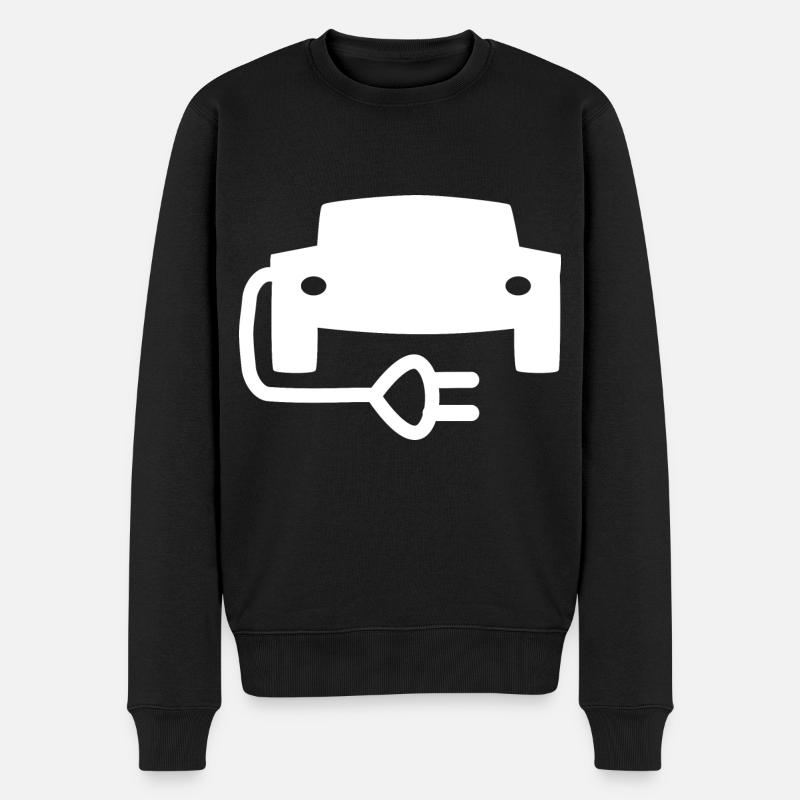 Les véhicules électriques - Pull Premium bio Homme - noir