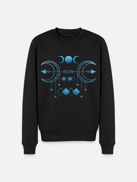 Symbol Vikings Shapes Culture - Men's Premium Organic Jumper - black