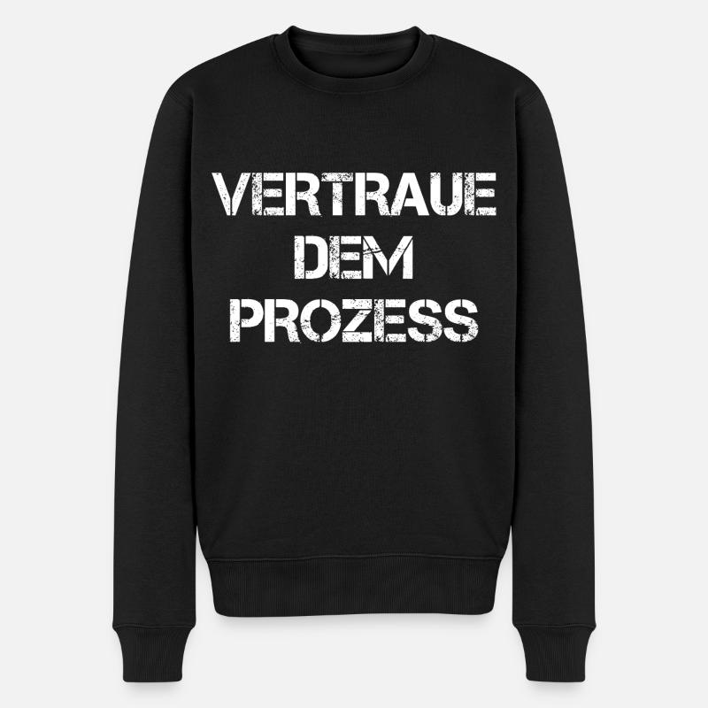 Faites confiance au processus - Pull Premium bio Homme - noir