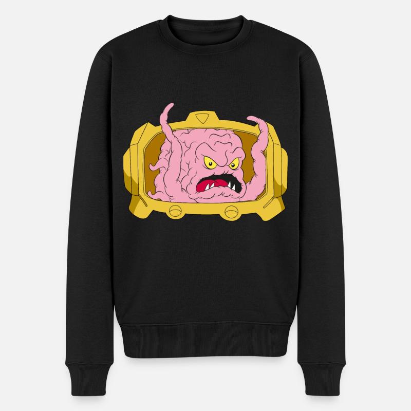 Teenage Mutant Ninja Turtles Krang - Männer Premium Bio Pullover - Schwarz