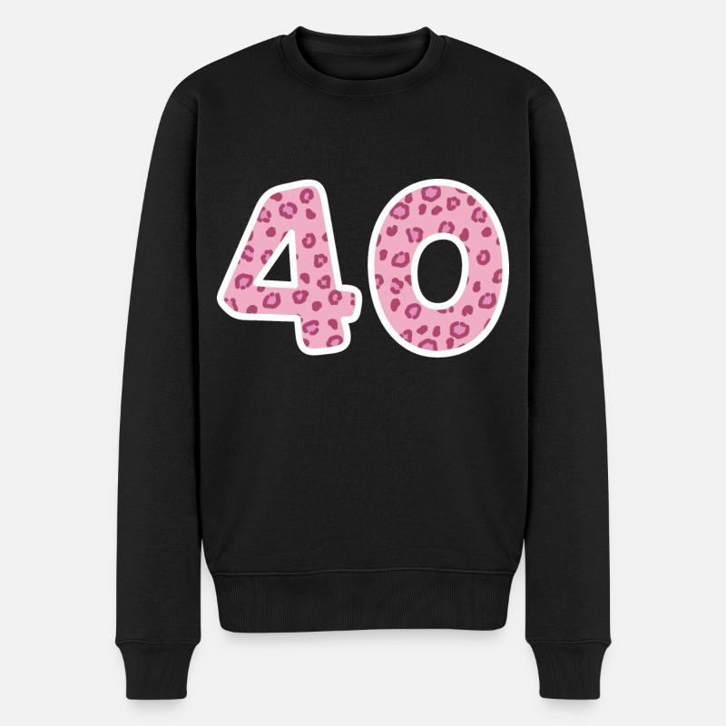 40e anniversaire - Pull Premium bio Homme - noir