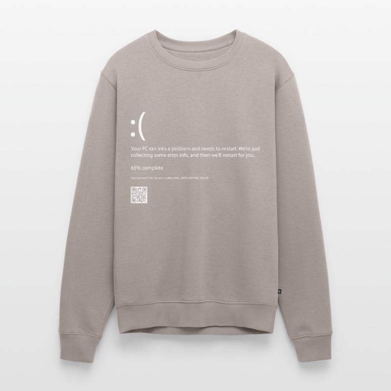 Error code computer Men's Premium Organic Jumper
