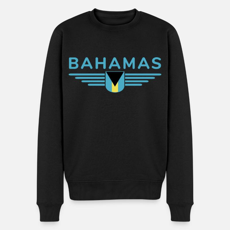 Fans des Bahamas : Design tropical - Pull Premium bio Homme - noir