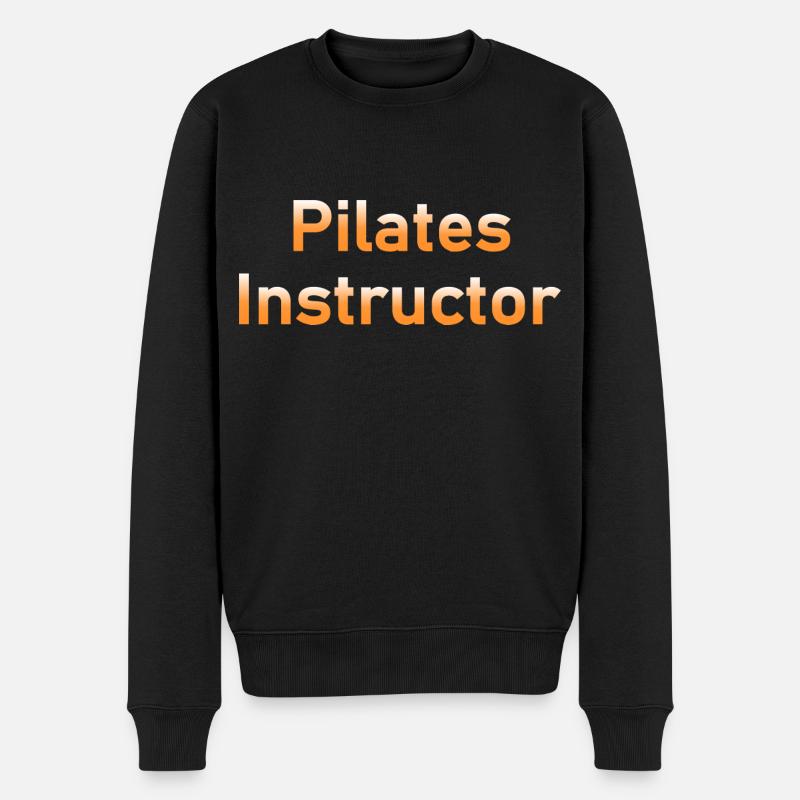 Instructeur de Pilates - le T-shirt du formateur de Pilates - Pull Premium bio Homme - noir