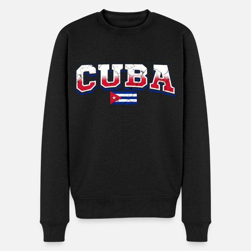 Cuba - Pull Premium bio Homme - noir