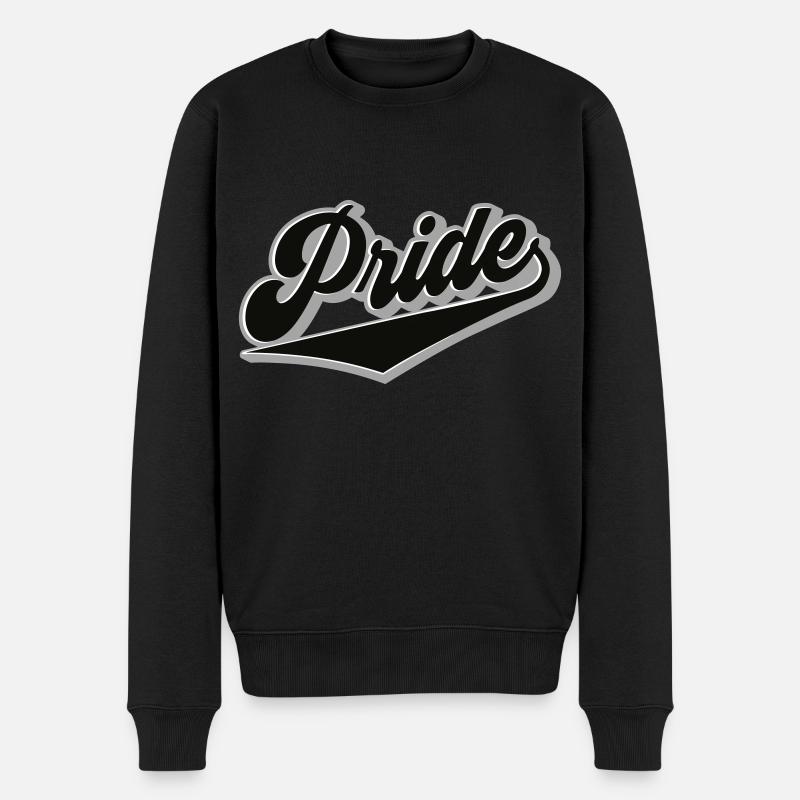 Pride | Farben änderbar - Männer Premium Bio Pullover - Schwarz