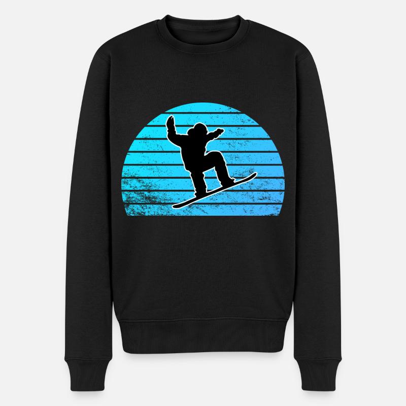 Snowboard - Pull Premium bio Homme - noir