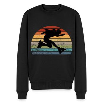 Rollerblades Rollerblades - Männer Premium Bio Pullover - Schwarz - Vorne - Nico (187cm)