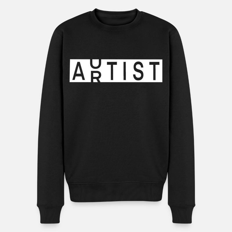 Artiste/Autiste En - Pull Premium bio Homme - noir