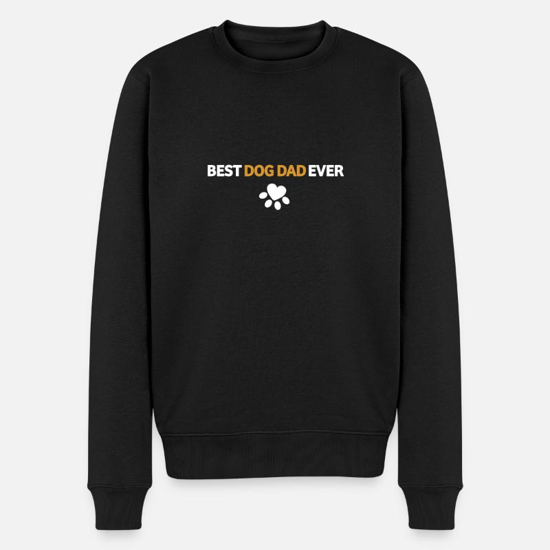 Best dog dad ever - Pull Premium bio Homme - noir