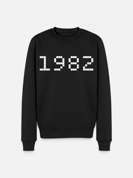 1982 Année de naissance - Pull Premium bio Homme - noir