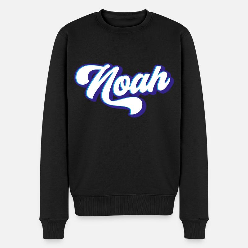 Noé | Couleurs changeantes - Pull Premium bio Homme - noir