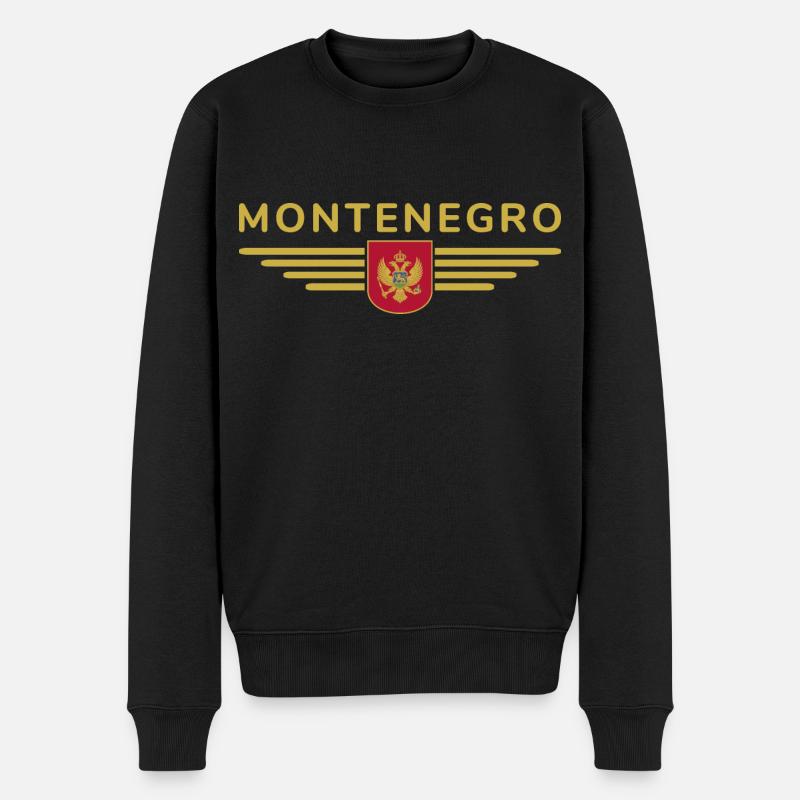 Montenegro Design – Découvrez les Balkans - Pull Premium bio Homme - noir