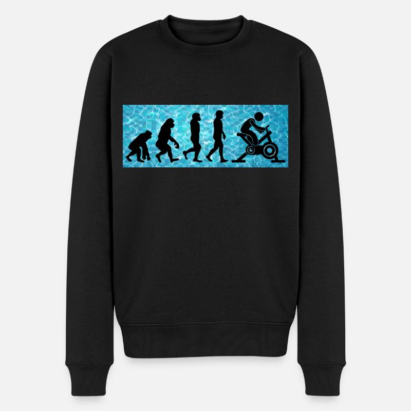 Aqua Cycling Piscine Fitness Evolution - Pull Premium bio Homme - noir