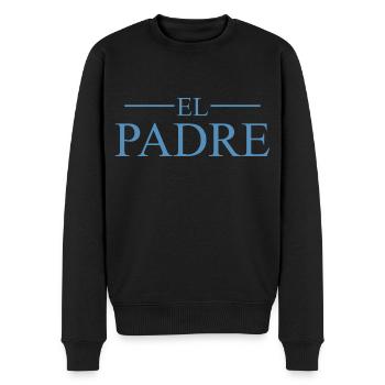 Homme El Padre Fête des pères Papa Dad - Pull Premium bio Homme - noir - Devant - Nico (187cm)