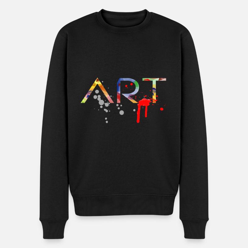 ART - Pull Premium bio Homme - noir