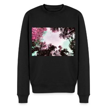 Look at the Spring of September - Men's Premium Organic Jumper - black - Front - Nico (187cm)