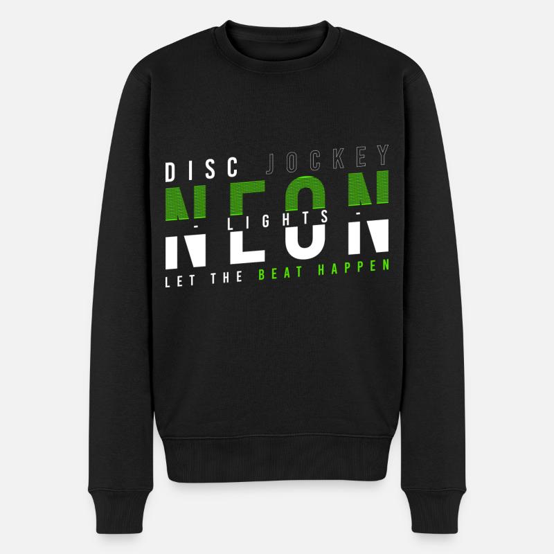 Son DJ Techno - Pull Premium bio Homme - noir