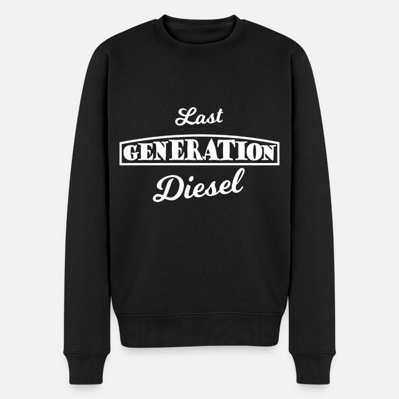 Dernière génération de conducteurs diesel - Pull Premium bio Homme - noir