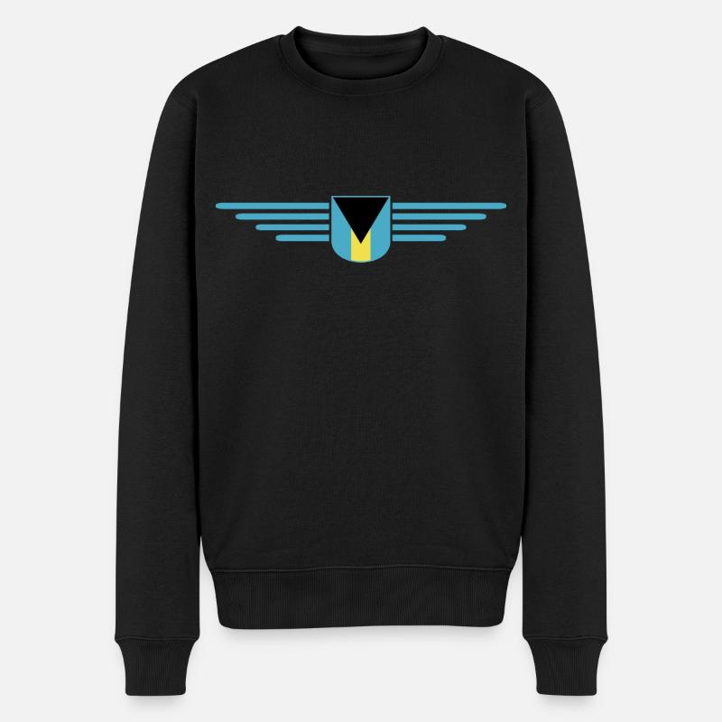 Fans des Bahamas : Design tropical - Pull Premium bio Homme - noir