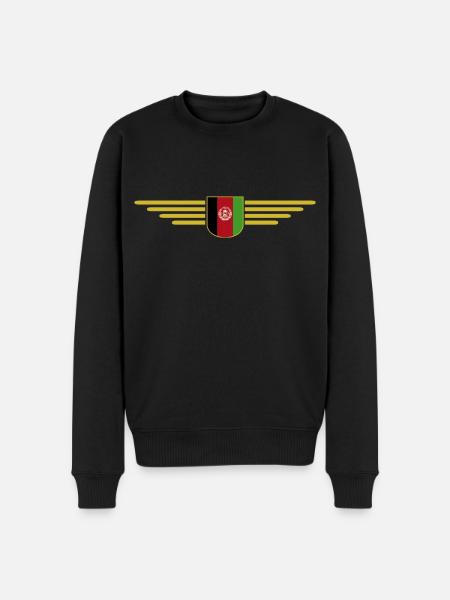 Afghanistan Design – Pride and Culture - Men's Premium Organic Jumper - black
