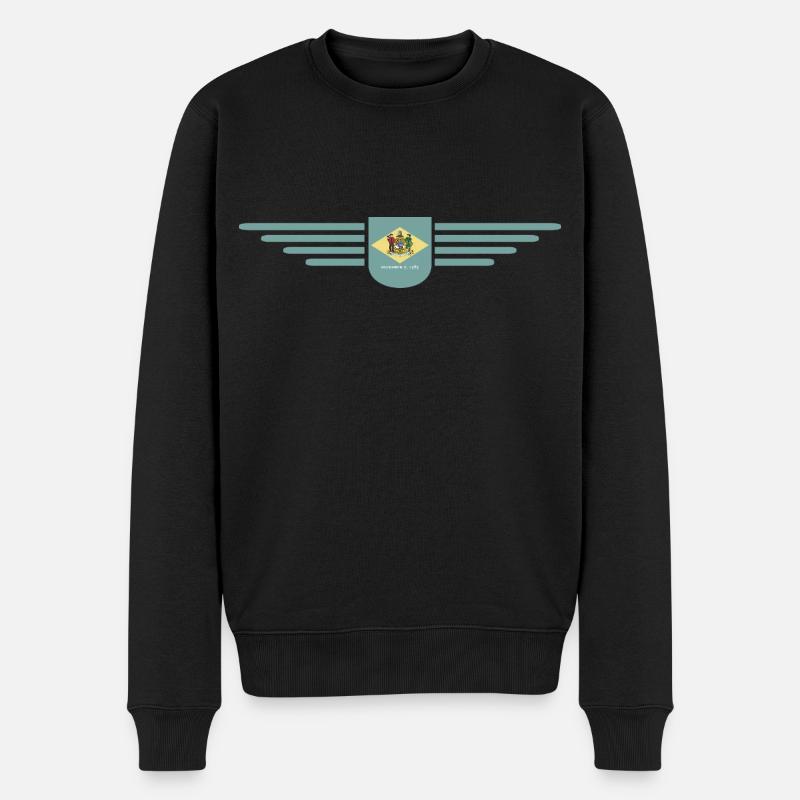 Delaware Fan T-Shirt – Coast & Charm - Pull Premium bio Homme - noir