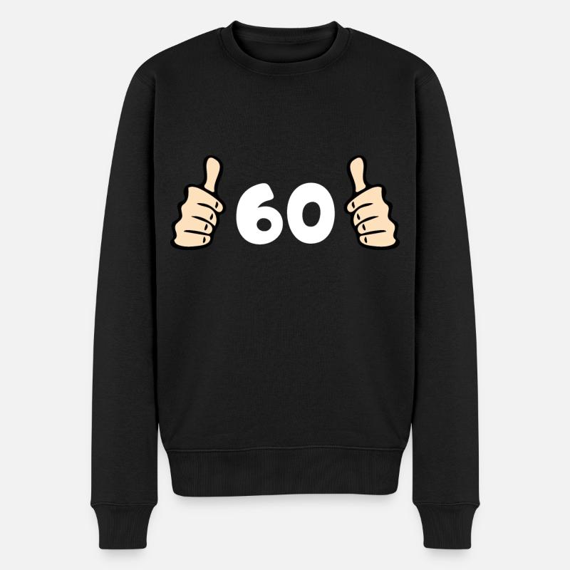 60 ans d’anniversaire - Pull Premium bio Homme - noir