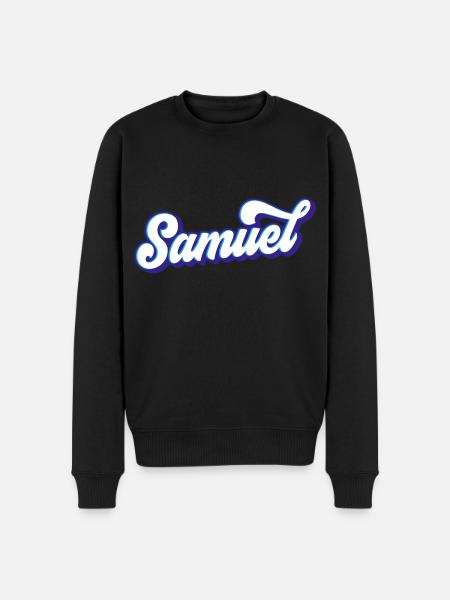 Samuel Couleurs changeantes - Pull Premium bio Homme - noir