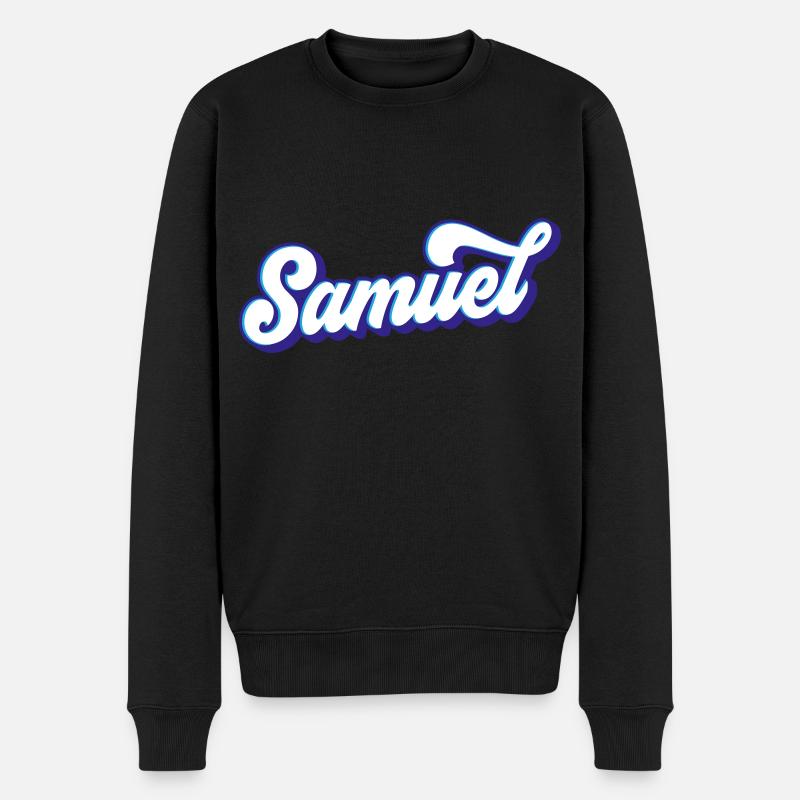Samuel Couleurs changeantes - Pull Premium bio Homme - noir