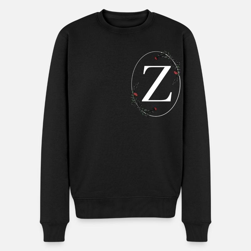 Lettre Z - Pull Premium bio Homme - noir