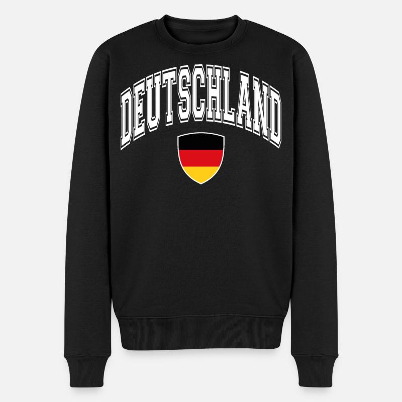 Drapeau de l’Allemagne - Pull Premium bio Homme - noir