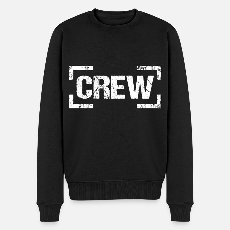 Crew Log o - Pull Premium bio Homme - noir