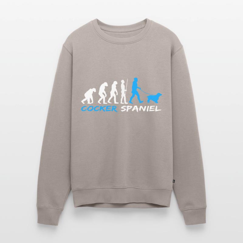 Englischer Cocker Spaniel Hundebesitzer Evolution Männer Premium Bio Pullover