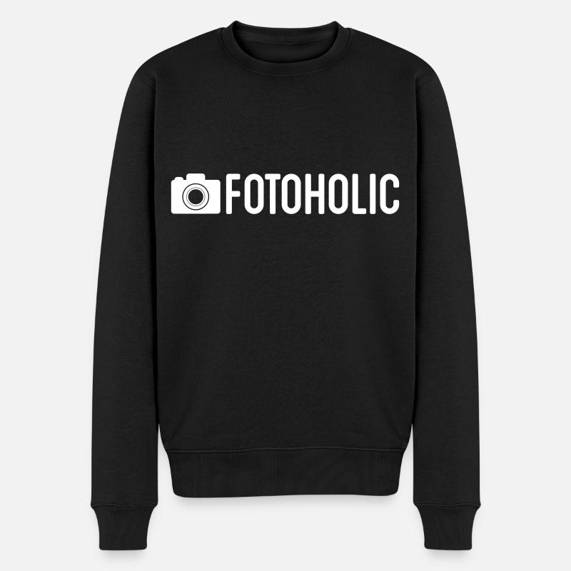 Fotoholic - Pull Premium bio Homme - noir