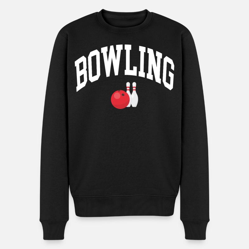 Bowling - Pull Premium bio Homme - noir