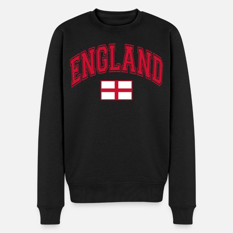 Drapeau de l’Angleterre - Pull Premium bio Homme - noir