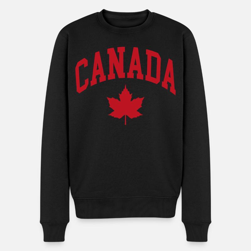 Drapeau du Canada Canada - Pull Premium bio Homme - noir