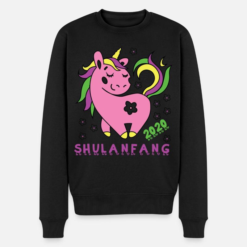 Schulanfang Einschulung Mädchen Geschenk TShirt - Männer Premium Bio Pullover - Schwarz