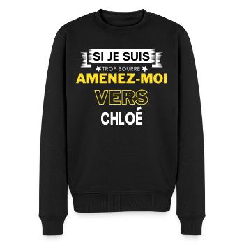 si je suis trop bourré amenez moi vers Chloé - Pull Premium bio Homme - noir - Devant - Nico (187cm)
