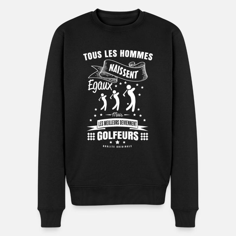 MEILLEUR GOLFEUR - Pull Premium bio Homme - noir