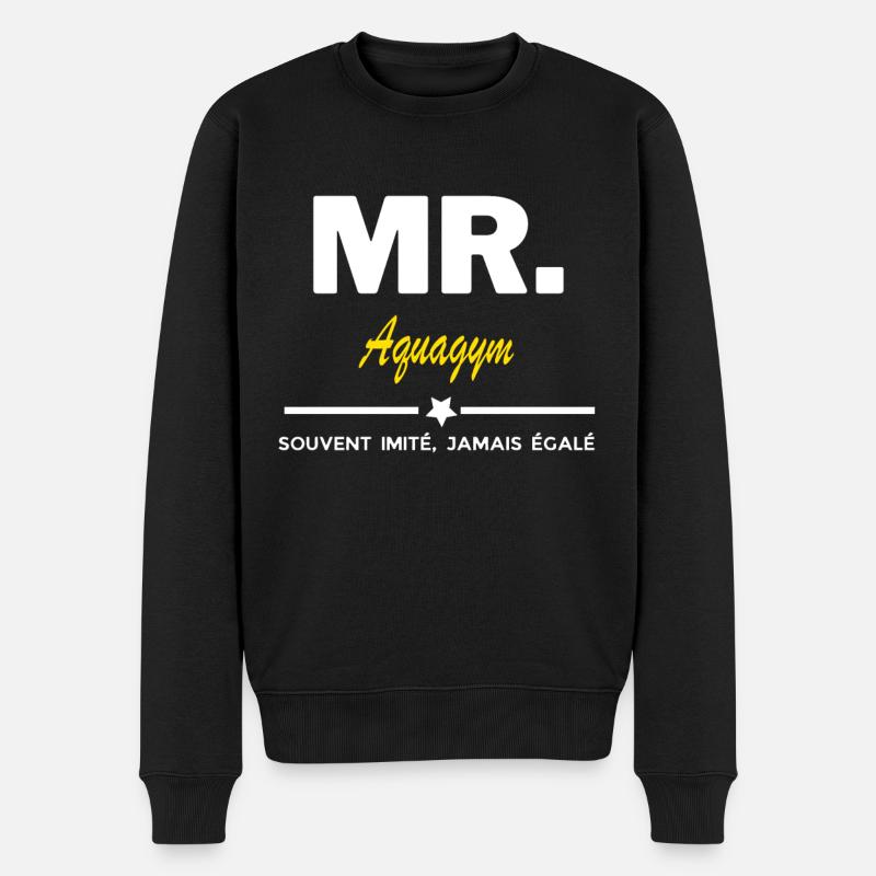 MR souvent imité jamais égalé Aquagym - Pull Premium bio Homme - noir