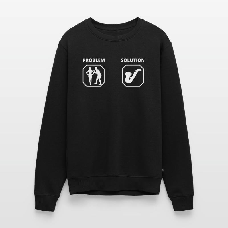 PROBLEM SOLUTION SAXOPHON Männer Premium Bio Pullover