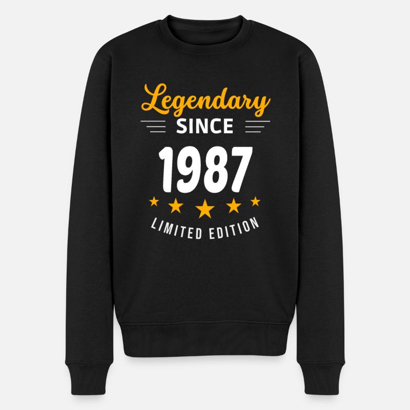 Légendaire depuis 1987 - Pull Premium bio Homme - noir