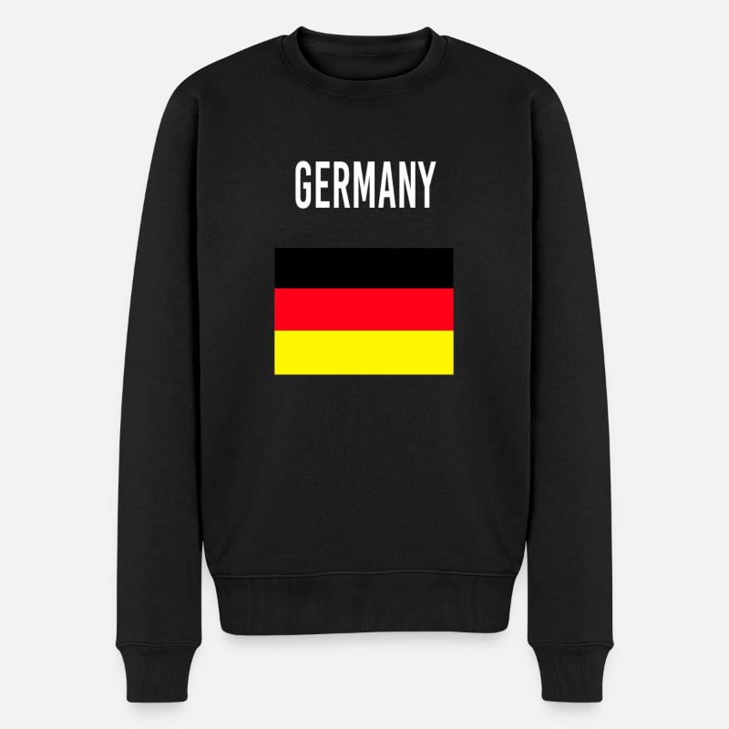 Allemagne FLAG - Pull Premium bio Homme - noir