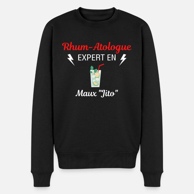 Rhum-Atologue - Pull Premium bio Homme - noir